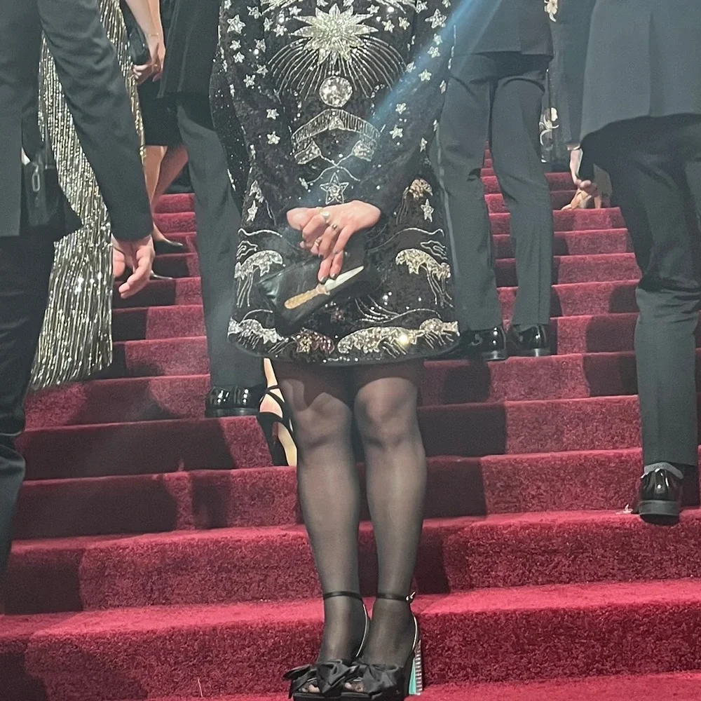 All Saints Noushka black and silver sequins mini dress size 6 - Picture 10 of 11